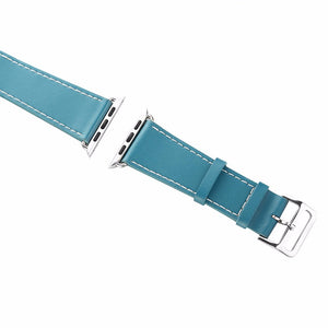 Extra Long Genuine Leather, Double Tour Bracelet Style band for Apple Watch - 38mm or 42mm
