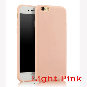 Cute Candy Pastel Colors Soft TPU Silicon iPhone cases for Apple iPhone 5 5S SE 6 6S 7