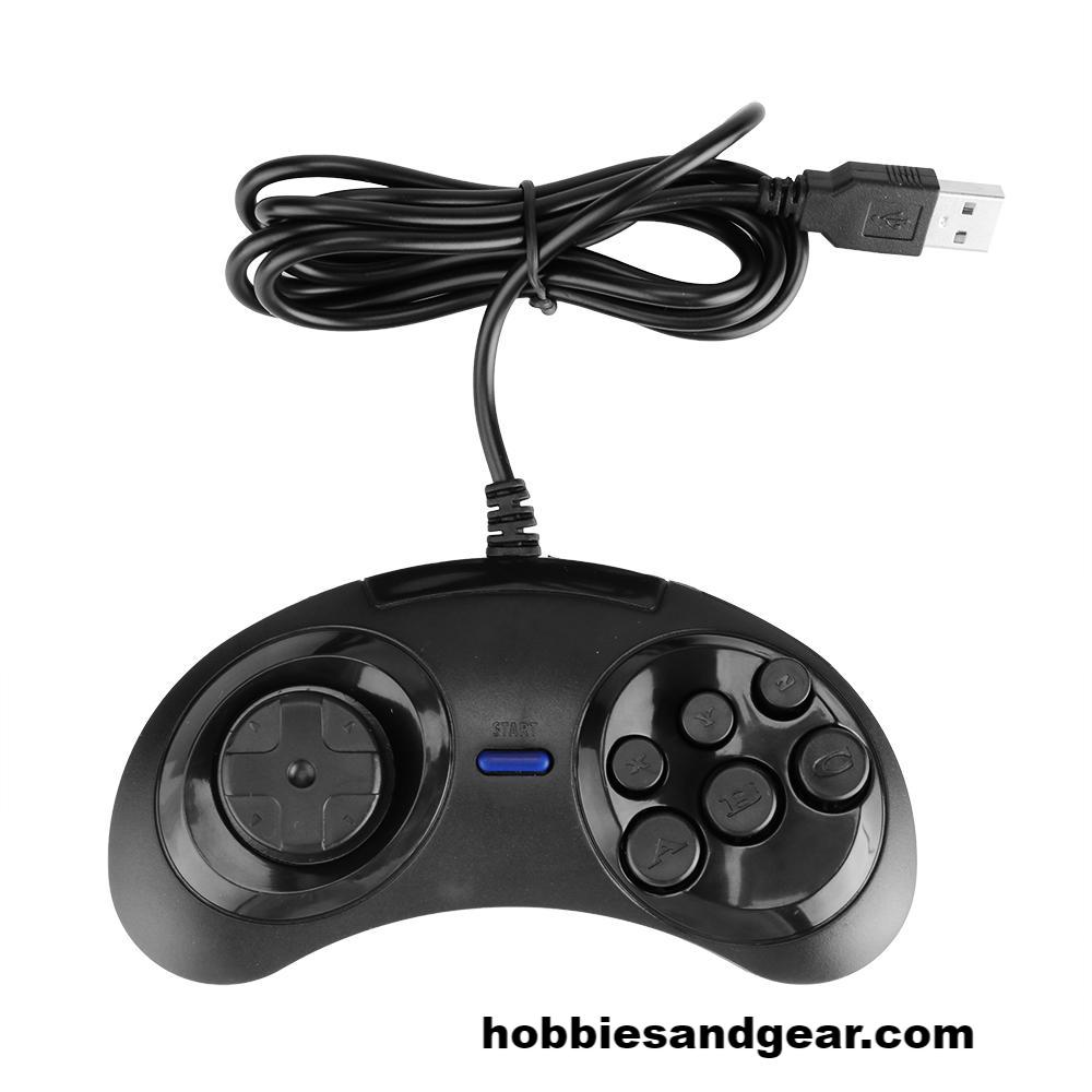 Retro Classic Sega Genesis / MegaDrive Styled USB Gamepad Controller for Windows and Mac